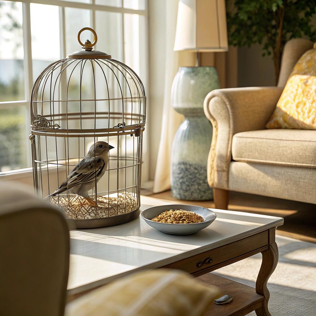 1) Changes in appetite: If your bird suddenly loses interest in its favorite foods or eats significantly less, it might very well be a sign of illness. Monitor feeding habits closely and consult a vet if you notice drastic changes