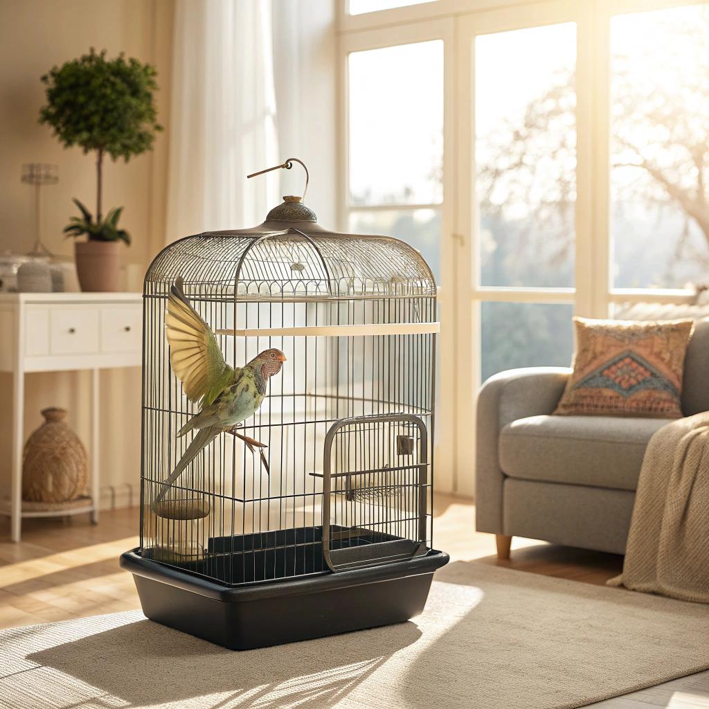1) Consider the Size: Ensure the cage is spacious enough for your bird to move freely, stretch its wings, and engage in natural behaviors