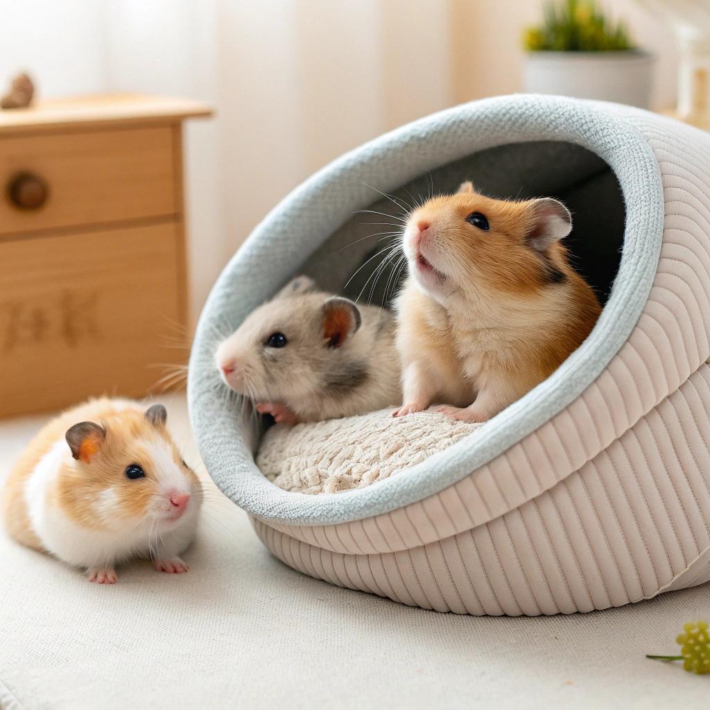 1) Hamsters: These adorable, furry balls of energy are perfect for kids who want an interactive pet. With their playful nature and small size, hamsters can fit in easily with family life, while also teaching responsibility through their care